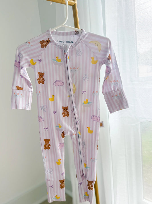 Bathtime Bows Zip Jam