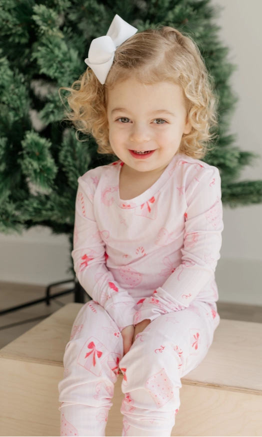 Pink Christmas Jam Set